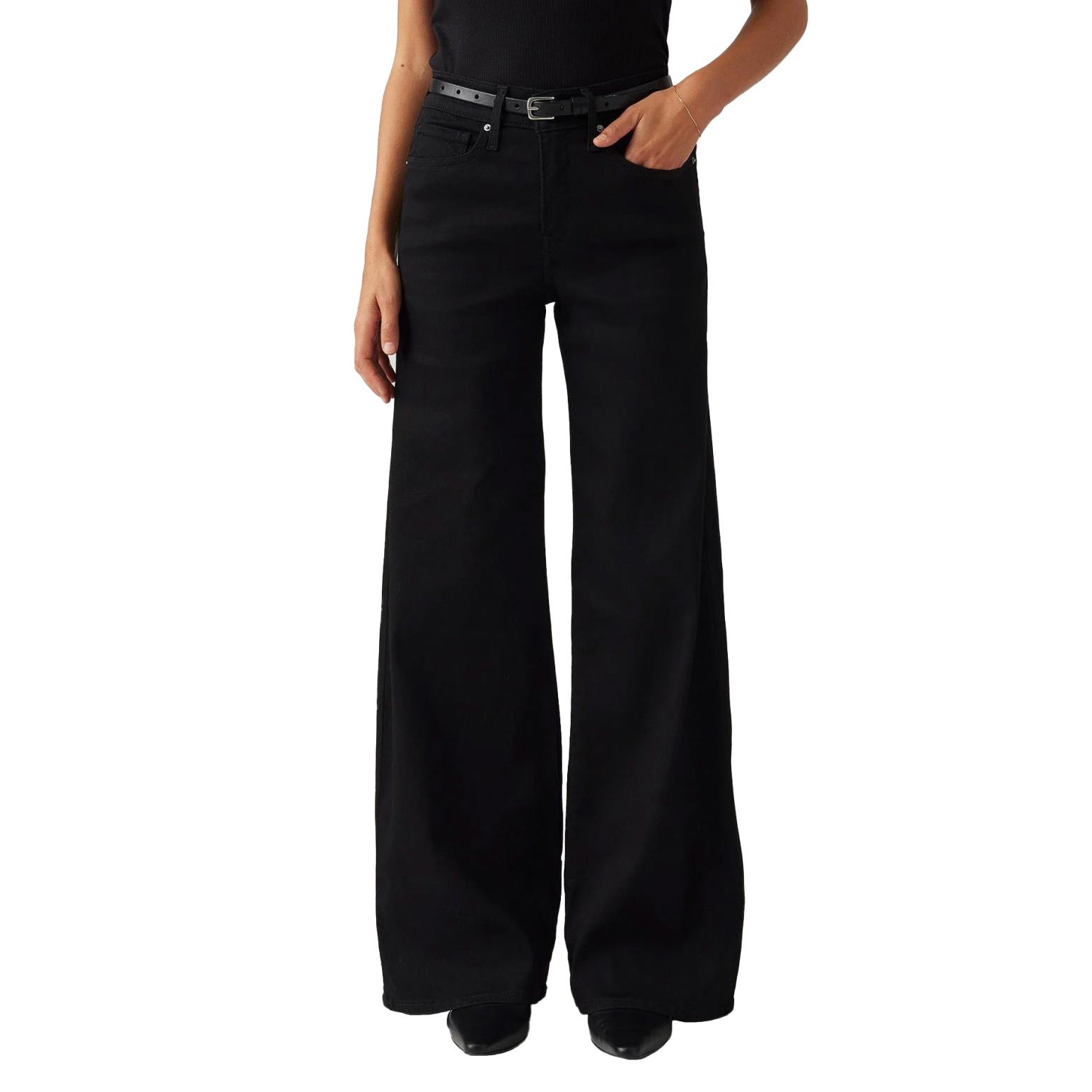 Levi's 318 Shaping Wide Leg Soft Black